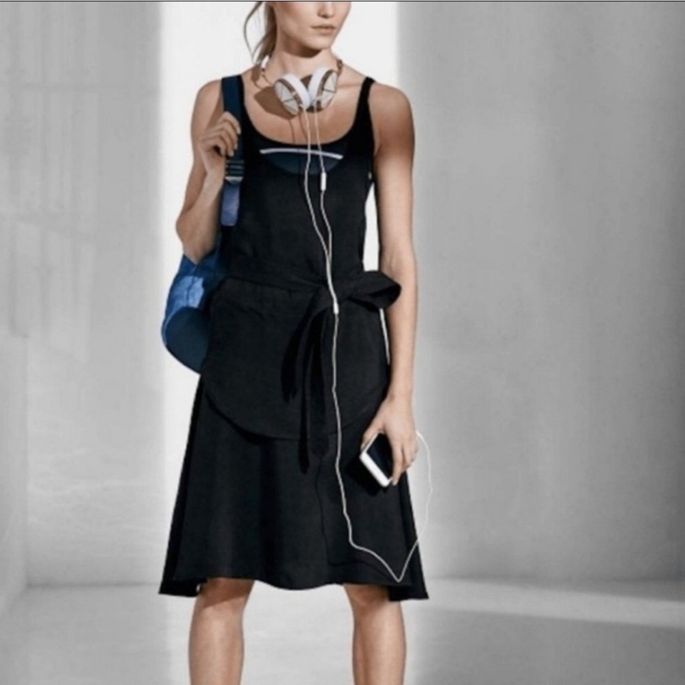 Derek Lam x Athleta Strappy Black Dress